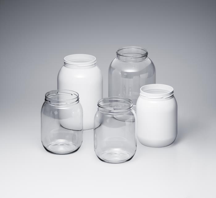 PET Big Round Jars